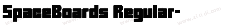 SpaceBoards Regular字体转换